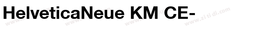 HelveticaNeue KM CE字体转换